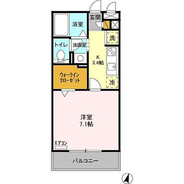 ドミール・ヤマキ 301｜茨城県守谷市御所ケ丘2丁目(賃貸アパート1K・3階・26.93㎡)の写真 その2