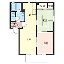 グランメールB 102 ｜ 茨城県取手市井野536-1（賃貸アパート2LDK・1階・50.70㎡） その2