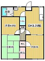 コーポセンチュリー 202 ｜ 茨城県取手市本郷5丁目18-18（賃貸アパート3DK・2階・48.00㎡） その2