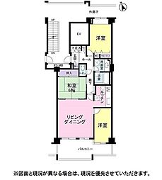 あすみが丘ガーデンコート杜の街弐番館 3LDKの間取図画像