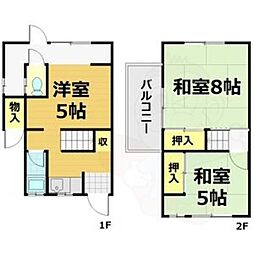 🉐敷金礼金0円！🉐常盤下田町テラスハウス