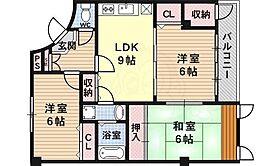 京都府京都市西京区桂上野東町（賃貸マンション3LDK・3階・66.03㎡） その2