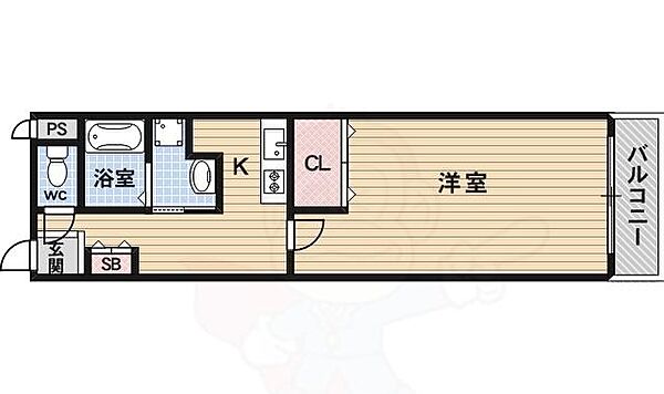 エクセレント ｜京都府京都市西京区桂木ノ下町(賃貸マンション1K・3階・32.24㎡)の写真 その2