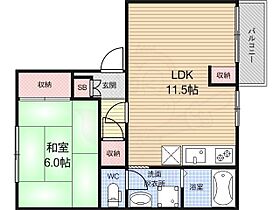 京都府京都市西京区松尾上ノ山町（賃貸アパート1LDK・2階・43.00㎡） その2