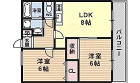 ラビルヌーヴ桂  ｜ 京都府京都市西京区桂池尻町（賃貸アパート2LDK・2階・47.54㎡） その2