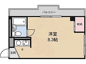 ポデスタハイツ 204 ｜ 京都府京都市西京区桂千代原町（賃貸マンション1R・2階・22.57㎡） その2