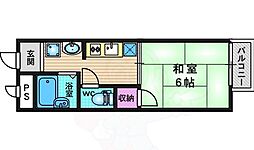 フレグランス井上 1Kの間取図画像