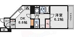 シュワルベ 3階1DKの間取り
