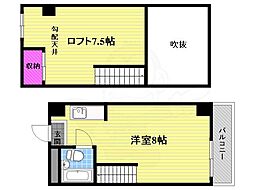 ネットワークジャパン2 4階1DKの間取り