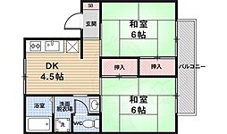間取図画像 2DK