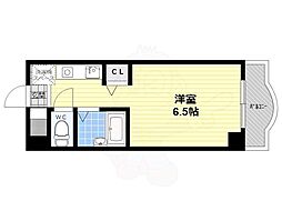 サンクチュアリ 3階1Kの間取り