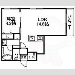 間取図画像 1LDK