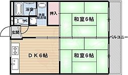 間取図画像 2DK