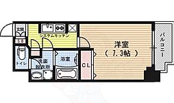 サムティ京都二条 2階1Kの間取り