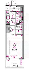 CREST TAPP 京都太秦天神川 dex I 1Kの間取図画像