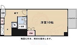 ジョイテル西院 1Kの間取図画像