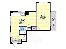 マウンテンヴィレッジ 1DKの間取図画像