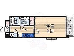 メゾンアロー 1Kの間取図画像