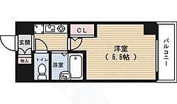 ラナップスクエア京都北野 1Kの間取図画像
