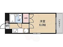 パティオプラスパ3 1Kの間取図画像