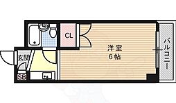 和晃第二ハイツ ワンルームの間取図画像