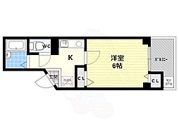 ヌフジャラン御前 1Kの間取図画像