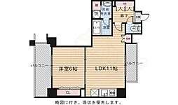 ベラジオ京都洛南2 1LDKの間取図画像