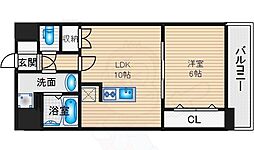 abundanceMYUJIN 1LDKの間取図画像