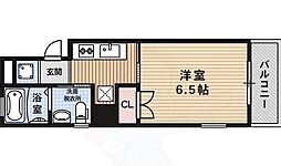 七条西大路メゾン 1Kの間取図画像