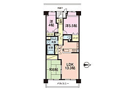 間取図画像 3LDK