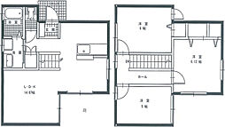 相原借家 3LDKの間取り