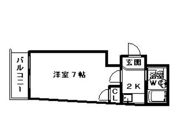 フロンティア北一条 00201｜北海道札幌市中央区北一条西20丁目(賃貸マンション1K・2階・17.50㎡)の写真 その2