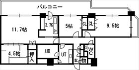 知事公館前タワーレジデンス 02301 ｜ 北海道札幌市中央区北三条西16丁目1-1（賃貸マンション3LDK・23階・78.24㎡） その2