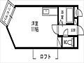 シャトー中の島2階3.3万円