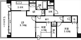 ソレイユ発寒 00101 ｜ 北海道札幌市西区発寒十条11丁目1番45号（賃貸マンション2LDK・1階・61.20㎡） その2