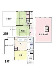 中古　坂戸市八幡〜角地につき日当たり良好暖かいお住まい〜 3DKの間取り