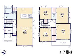 新築未入居　川越市南大塚4丁目「南大塚駅徒歩5分の好立地」 4LDKの間取り
