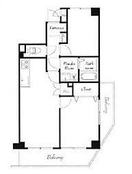 （仮称）大鳥居第7マンション 3階2LDKの間取り