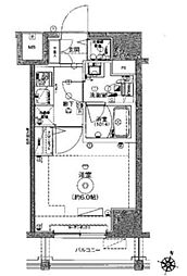 Le’a横濱鶴見中央弐番館 6階1Kの間取り