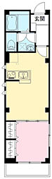 堤方APARTMENT 3階1LDKの間取り