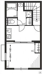リブリ・フロレス 2階1Kの間取り