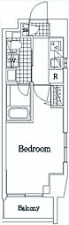 ザ・レジデンス・オブ・トーキョーTY16 1Kの間取図画像