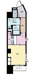 パワーハウスザレジデンス 1DKの間取図画像