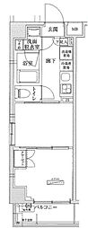 グランディール蒲田 2Kの間取図画像