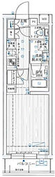 BCITYAPARTMENT東京SOUTH 1Kの間取図画像