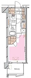 ブランシエスタ糀谷 1Kの間取図画像