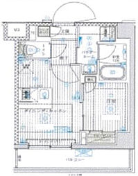 ブライズ鷺沼 1DKの間取図画像