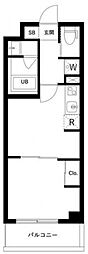 アーバンパーク東六郷1 1DKの間取図画像