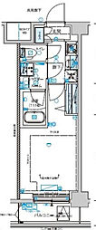 メインステージ新子安3 1Kの間取図画像