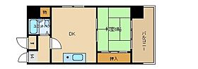 兵庫県尼崎市西本町２丁目（賃貸マンション1DK・6階・34.80㎡） その2